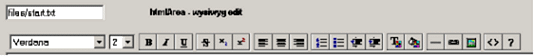 htmlArea - Online Wysiwyg Editor