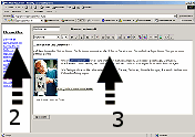 Seite ausw�hlen und Inhalt bearbeiten - Content Management (CMS) mit htmlArea