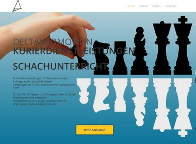 Schachunterricht Promotion und Kurierdienstleistungen